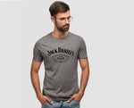 Load image into Gallery viewer, Solid Men Round Neck Grey T-Shirt
