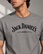 Load image into Gallery viewer, Solid Men Round Neck Grey T-Shirt
