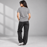 Load image into Gallery viewer, Solid Women Round Neck Grey T-Shirt
