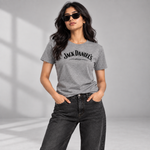 Load image into Gallery viewer, Solid Women Round Neck Grey T-Shirt
