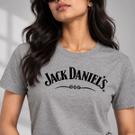 Load image into Gallery viewer, Solid Women Round Neck Grey T-Shirt
