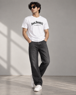 Load image into Gallery viewer, Solid Men Round Neck White T-Shirt
