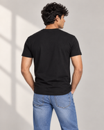 Load image into Gallery viewer, Solid Men Round Neck Black T-Shirt
