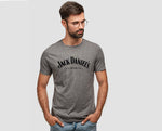 Load image into Gallery viewer, Solid Men Round Neck Grey T-Shirt
