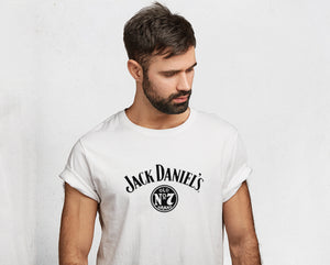 Solid Men Round Neck White T-Shirt